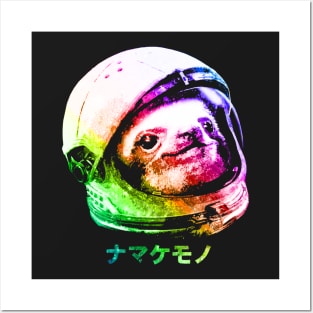 Astronaut Space Sloth Posters and Art